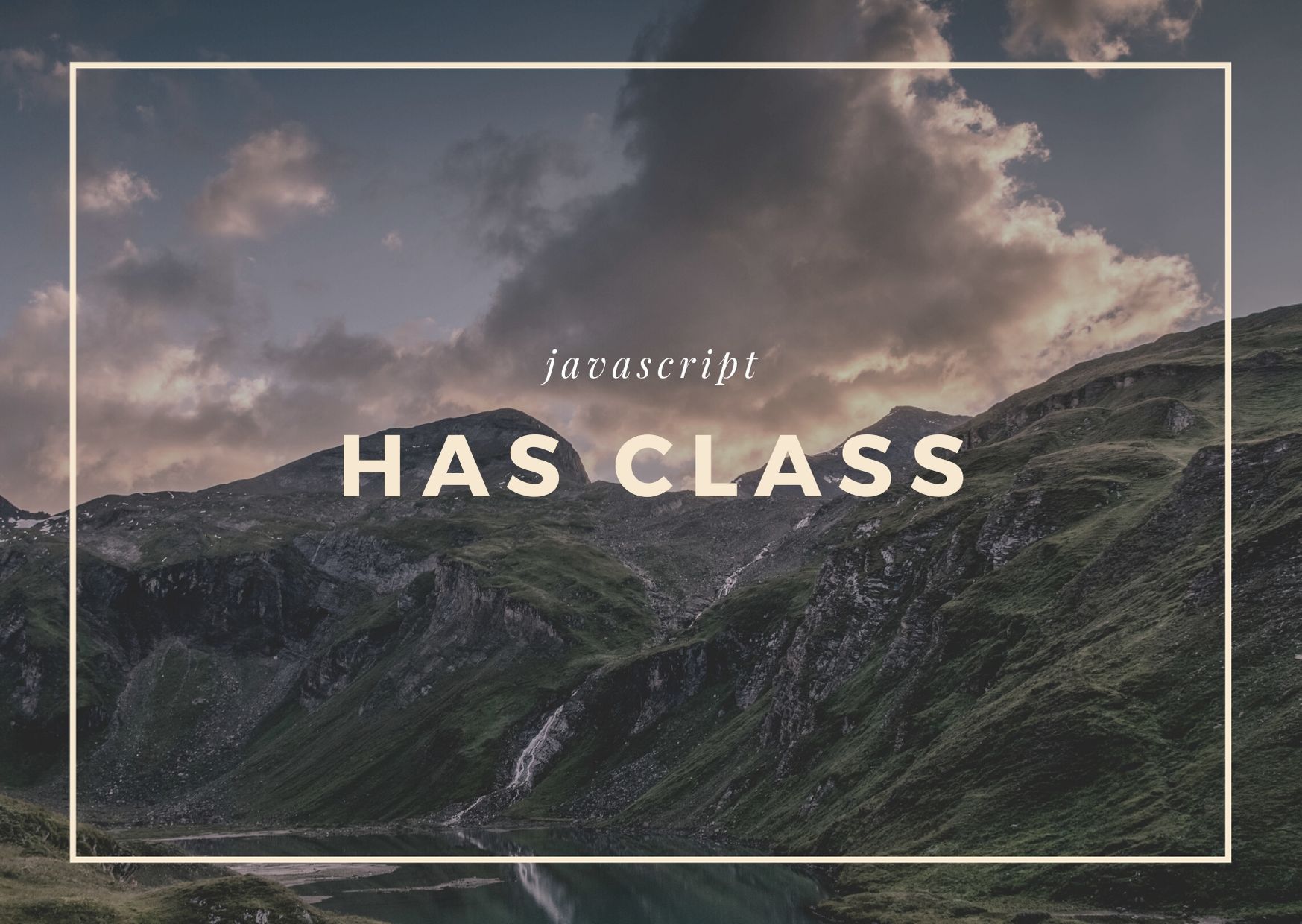 JavaScript hasclass using classList   Learn JavaScript Blog